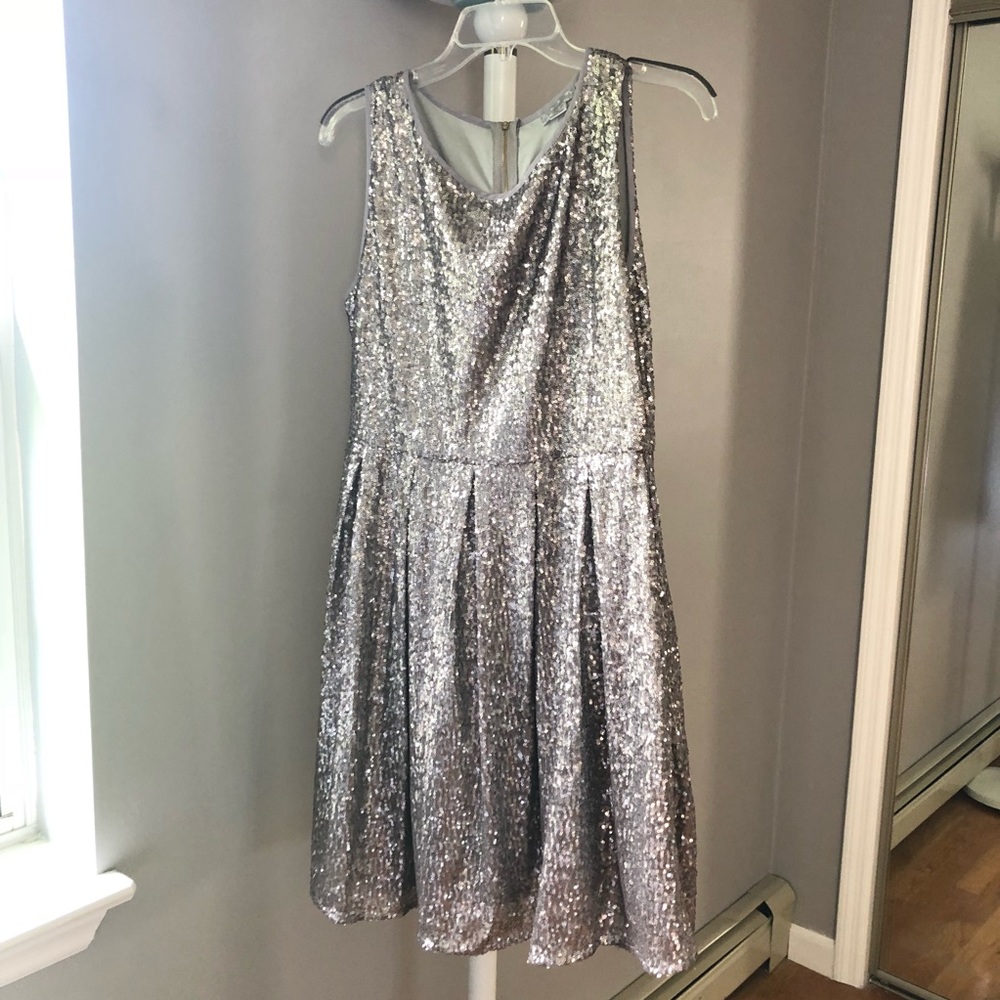 Gorgeous silver sequin dress! Absolute steal!